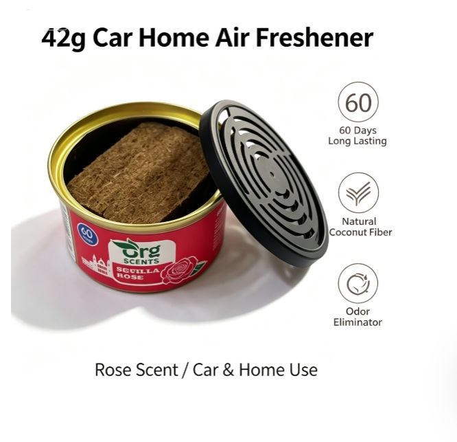 Home Fragrance Logo - Deodorante per Auto 42g, Profumo Solido